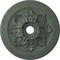 Ekena Millwork Bordeaux Deluxe Ceiling Medallion (Canopies up to 4"), 23 5/8"OD x 3"ID x 2"P, Cloud Burst Crackle CM23BOCBC - alternate 1